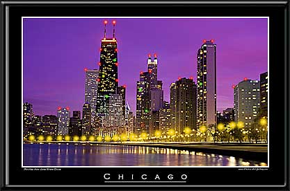 Chicago Skyline Lake Shore Drive
