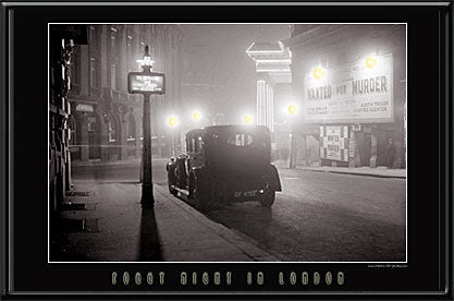 Foggy Night in London LED Art