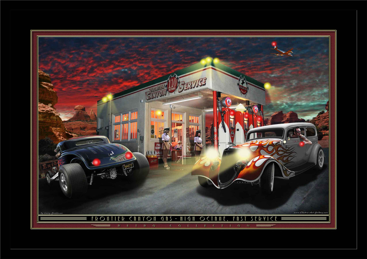 High Octane Frontier Canyon LED by Electric Art Gallery