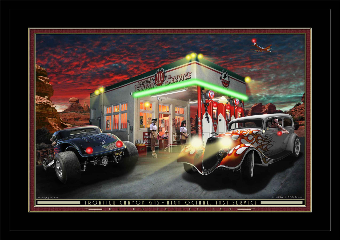 High Octane Frontier Canyon LED by Electric Art Gallery