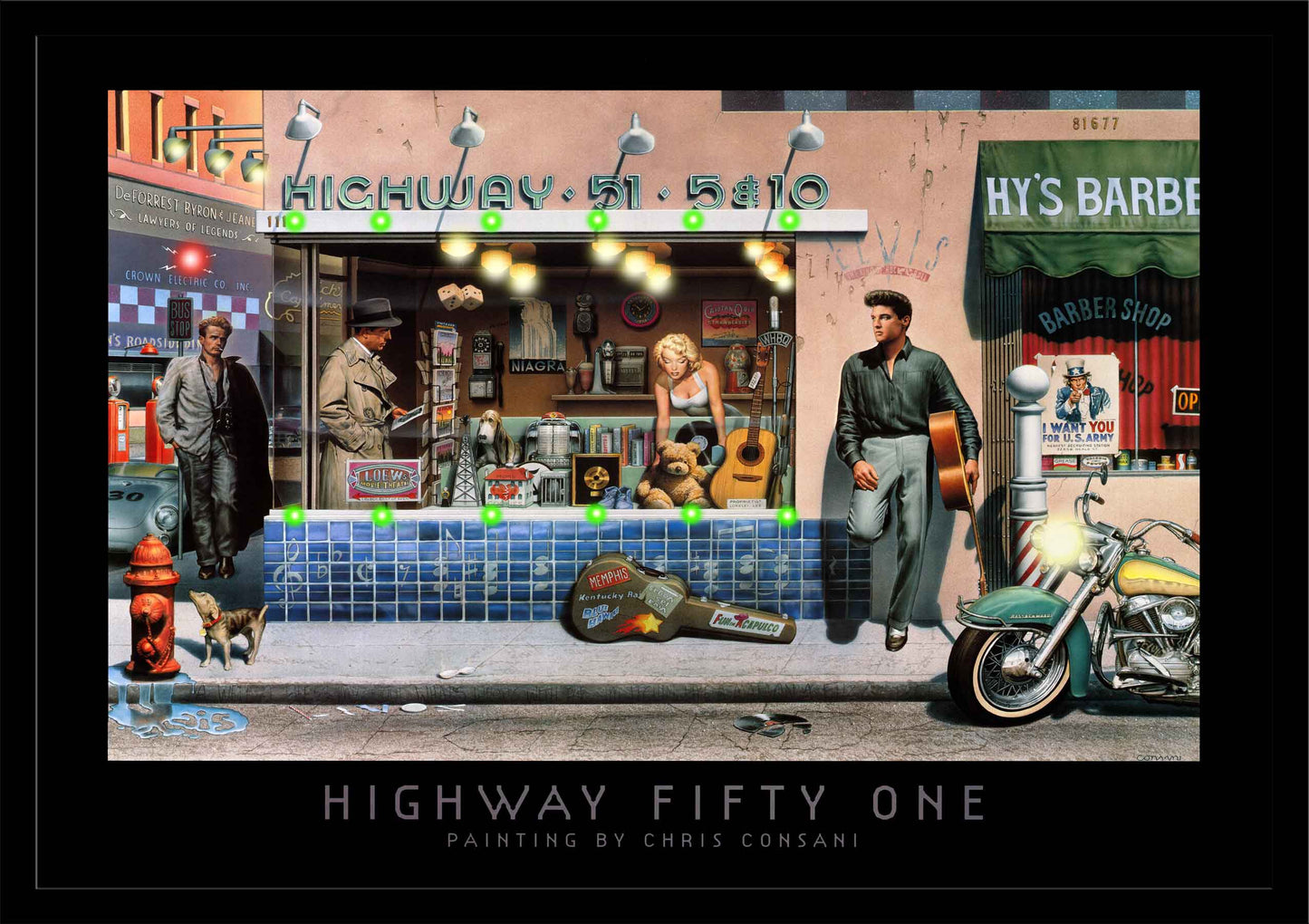 Highway 51 LED by Electric Art Gallery