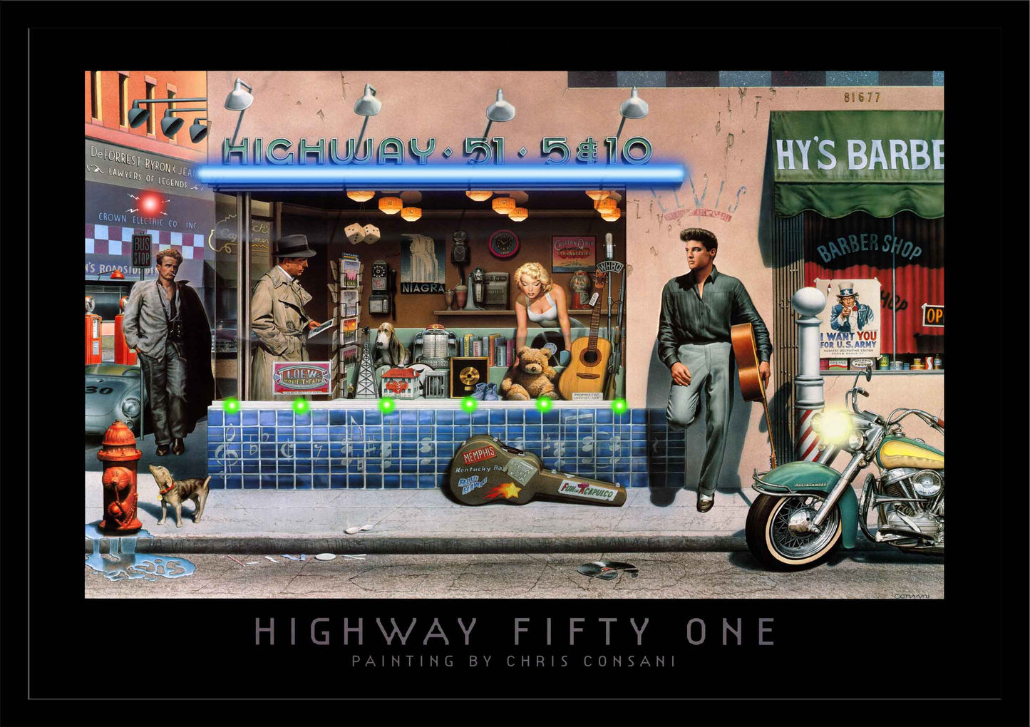 Highway 51 LED by Electric Art Gallery