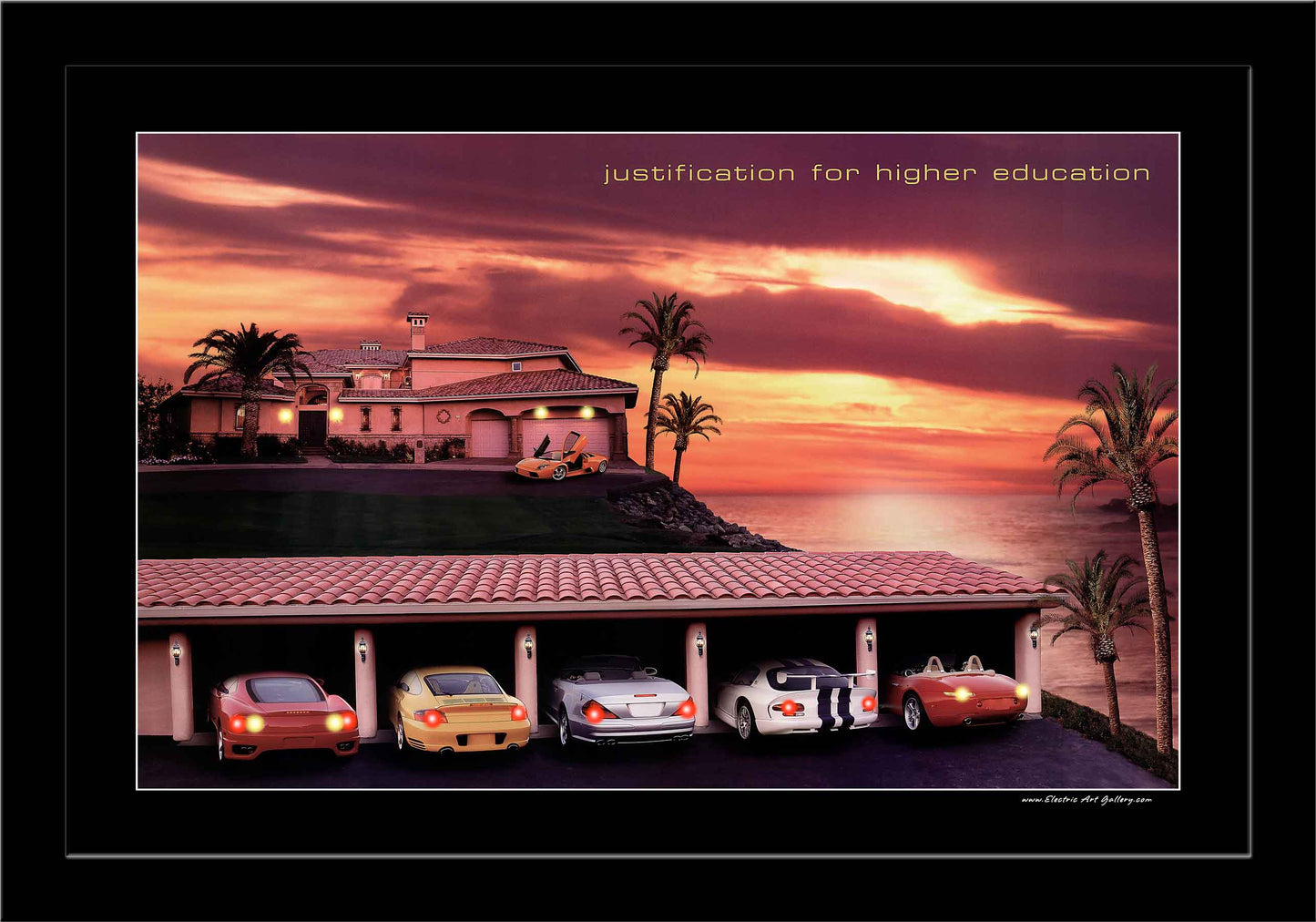Justification for Higher Education LED by Electric Art Gallery