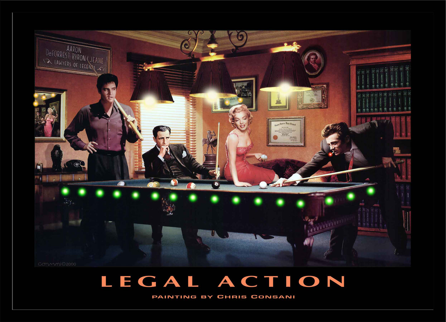 Legal Action LED by Electric Art Gallery