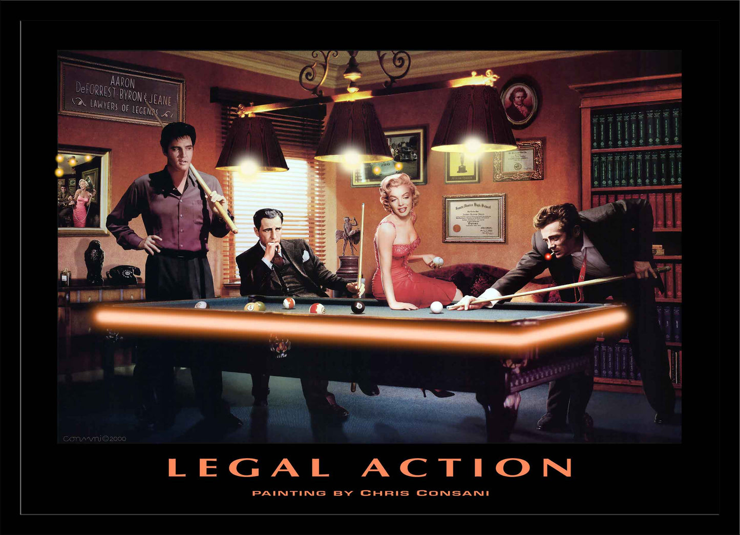 Legal Action LED by Electric Art Gallery