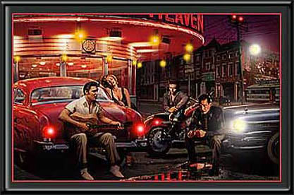 Legendary Crossroads LED by Electric Art Gallery