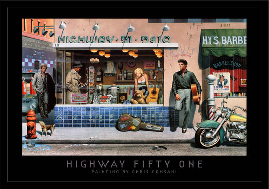 Highway 51 LED by Electric Art Gallery
