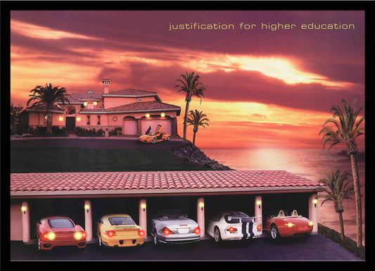 Justification for Higher Education LED by Electric Art Gallery